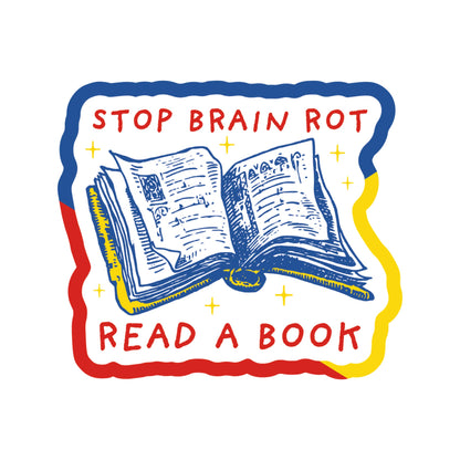 Illustration of an open book with &