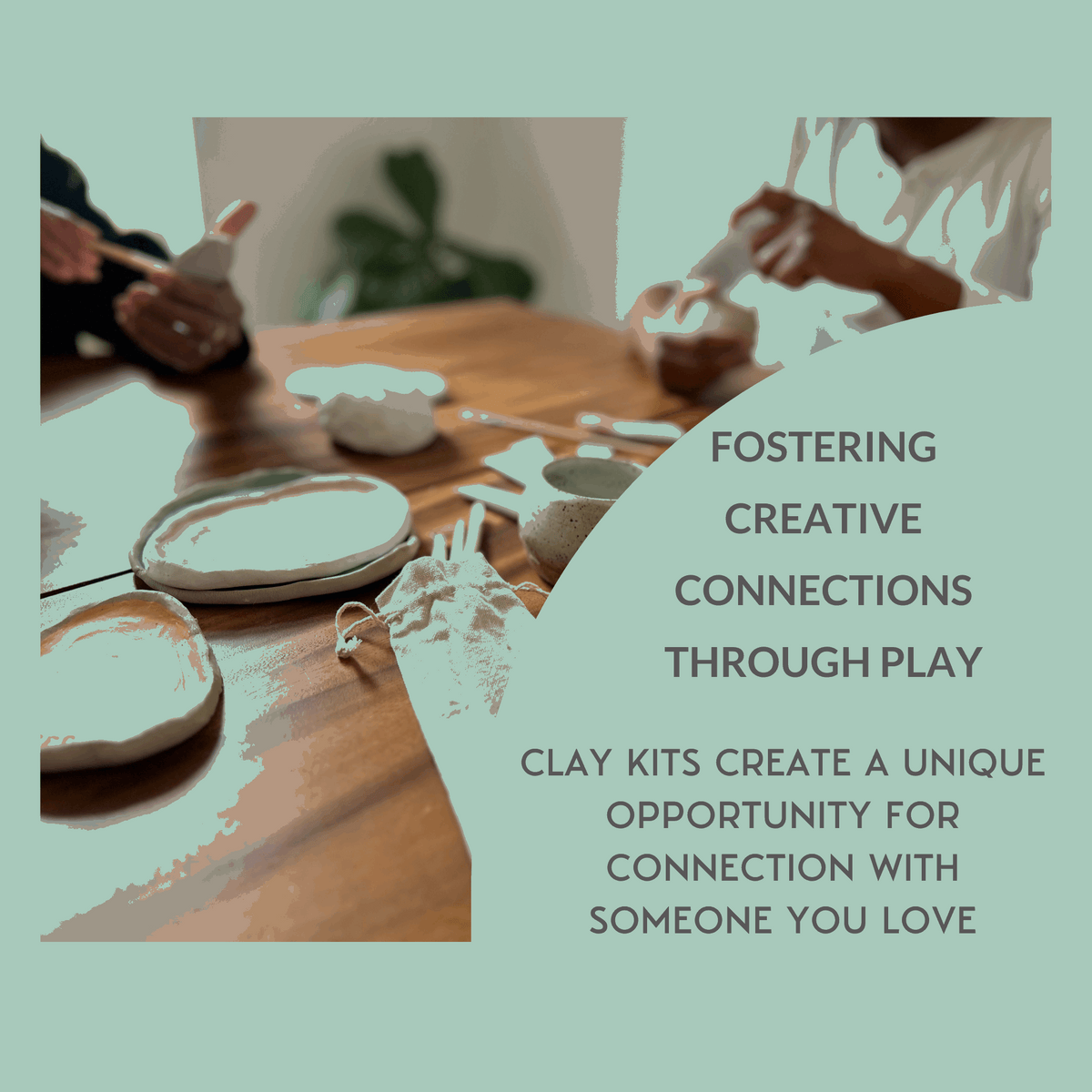 Breathe People - Kids Deluxe Clay Date Activity Kit- Clay Kit for Two