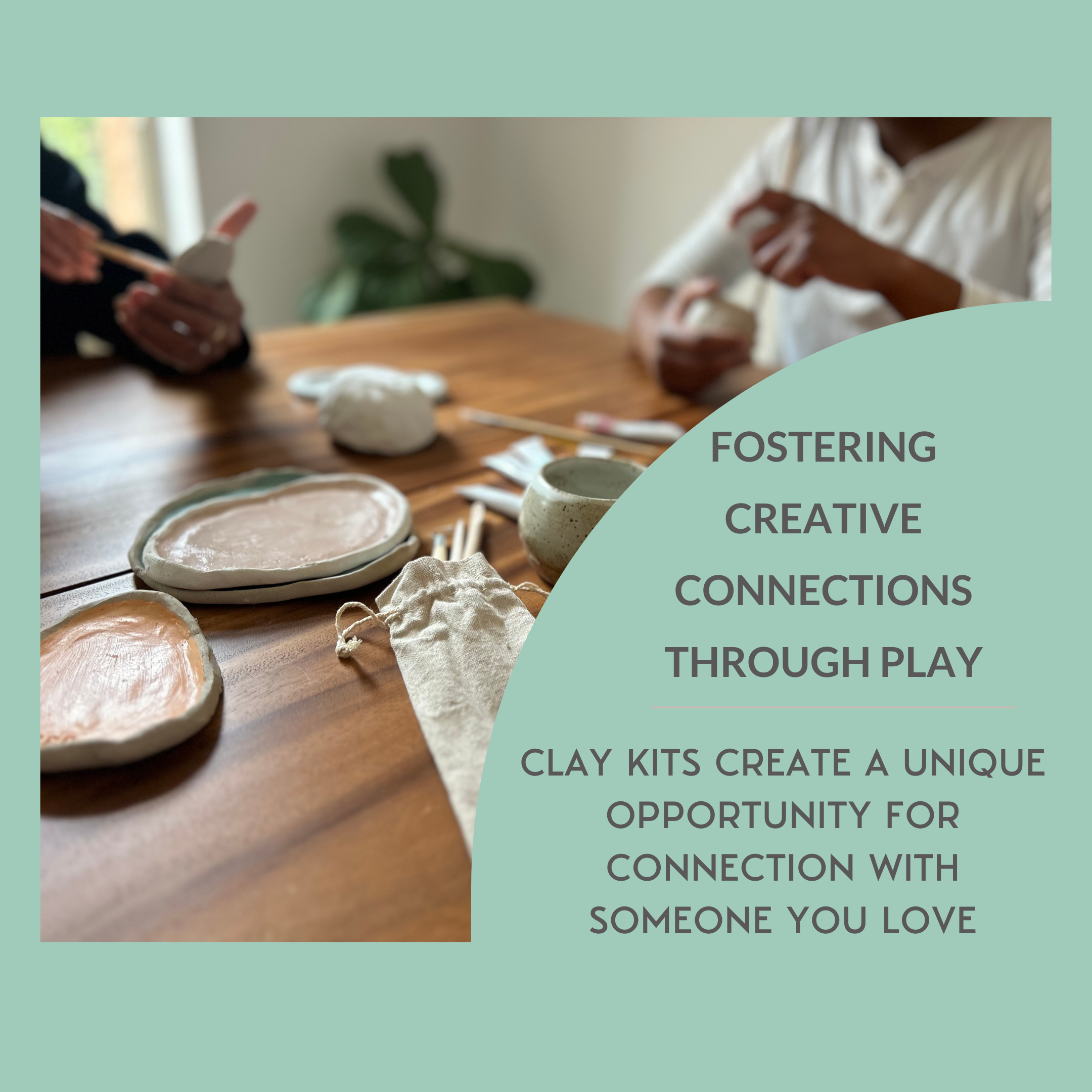 Breathe People - Kids Deluxe Clay Date Activity Kit- Clay Kit for Two