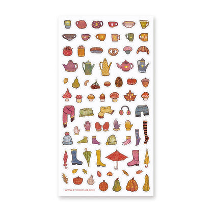 Fall Essentials Sticker Sheet