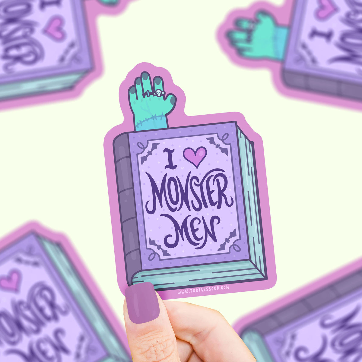 Sticker with &