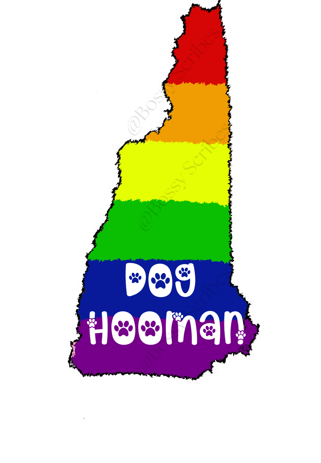Live Free &amp;amp; Proud — New Hampshire Pride Stickers
