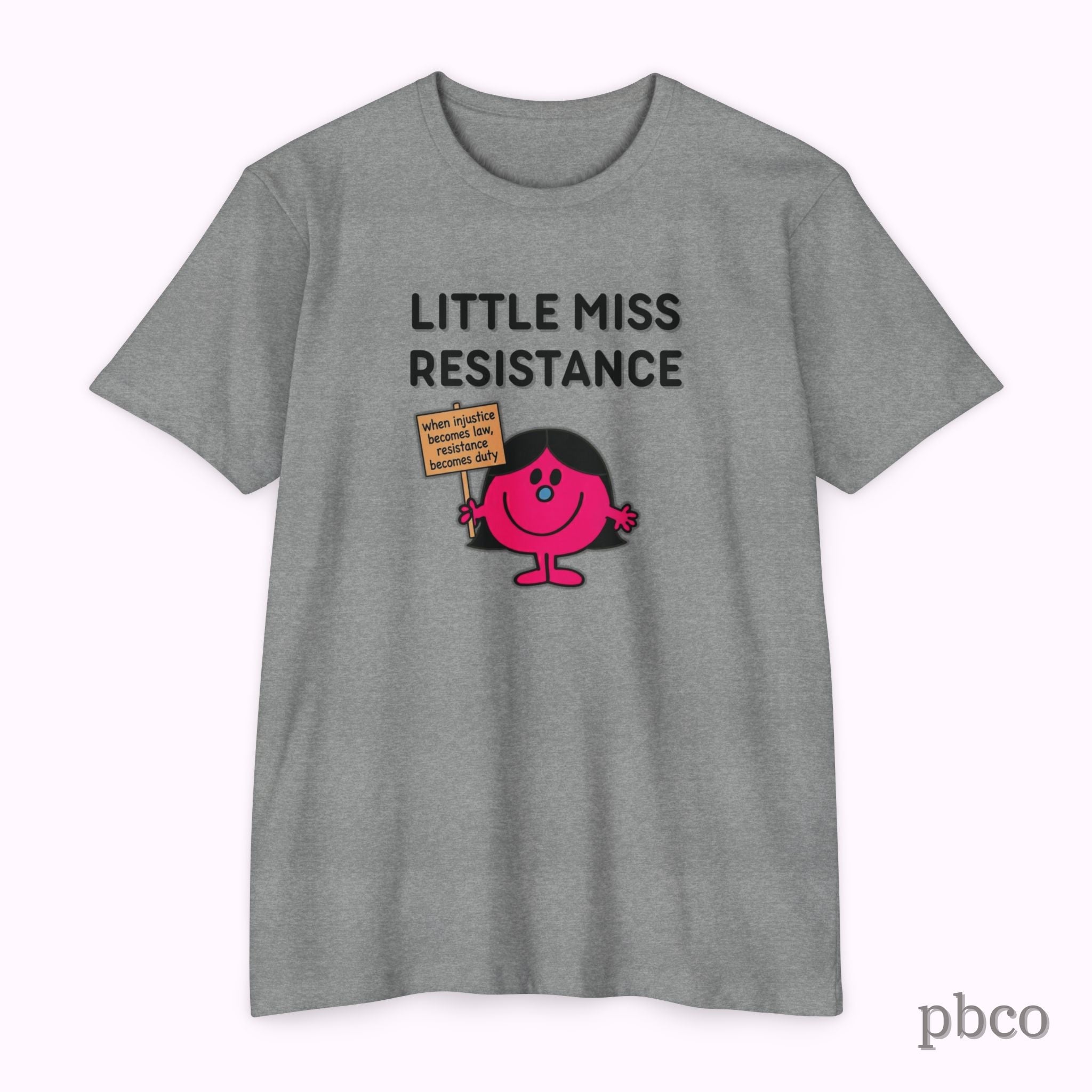 Little Miss Resistance T-Shirt — Feminist Protest Graphic Tee