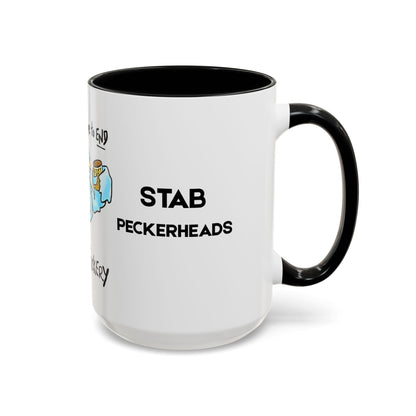 End Dumbfuckery Blue Bird mug | Accent Coffee Mug