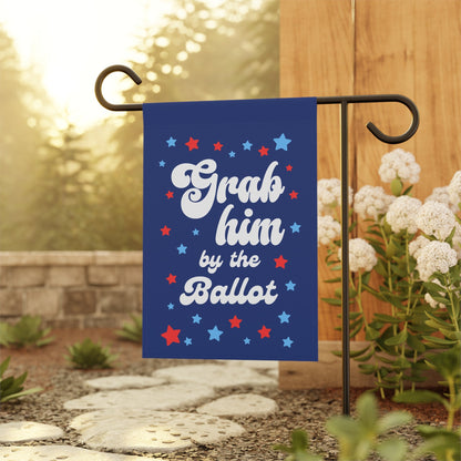 Grab Him by the Ballot Flag | Feminist Anti-Trump Flag