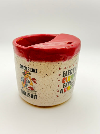 ELECT A CLOWN Moustache Cup