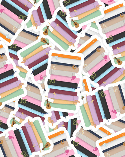 Eras Bookshelf Sticker