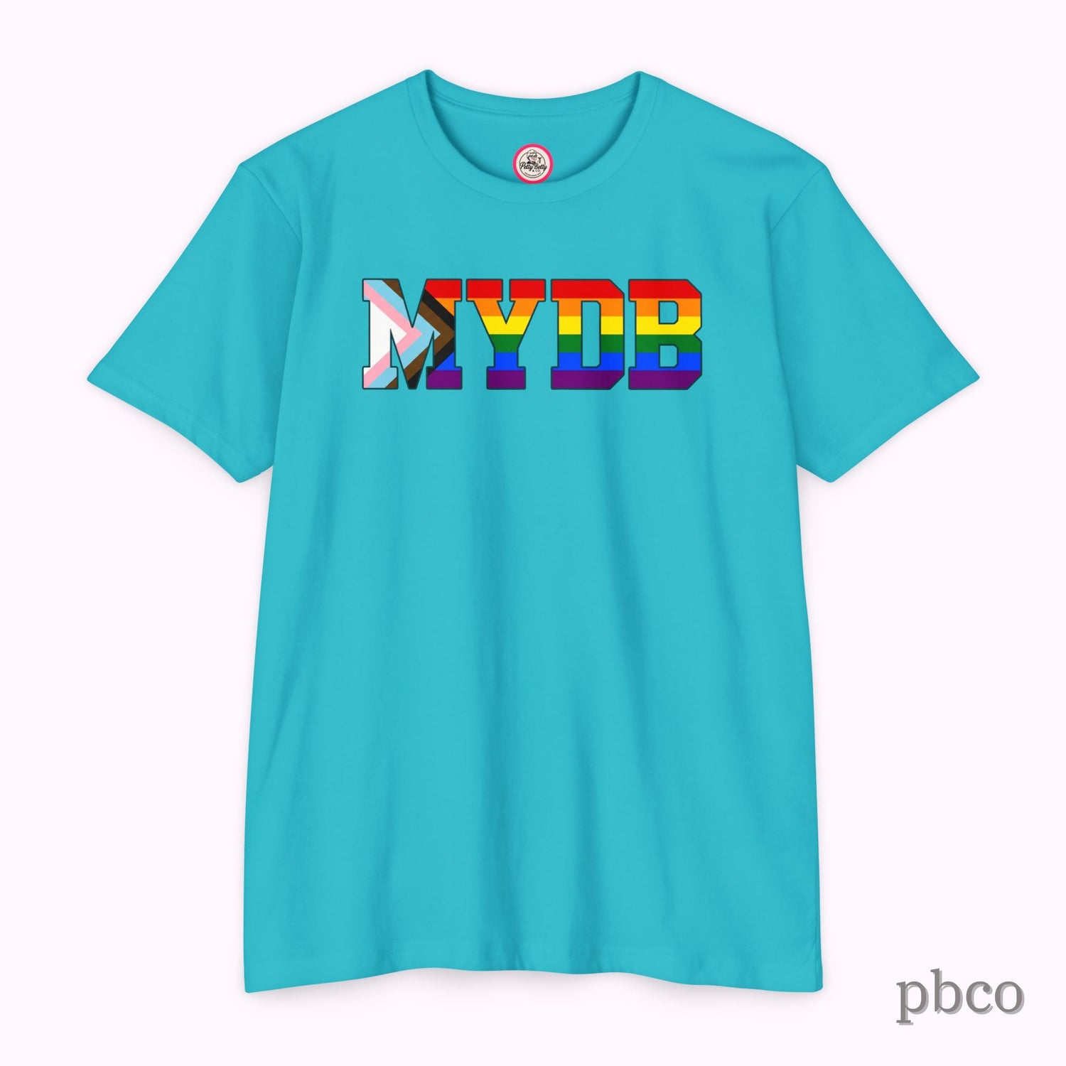 MYDB T-Shirt | Mind Your Damn Business | Progress Pride