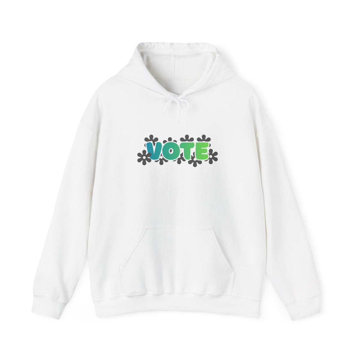 "VOTE" on Unisex Heavy Blend™ Hooded Sweatshirt