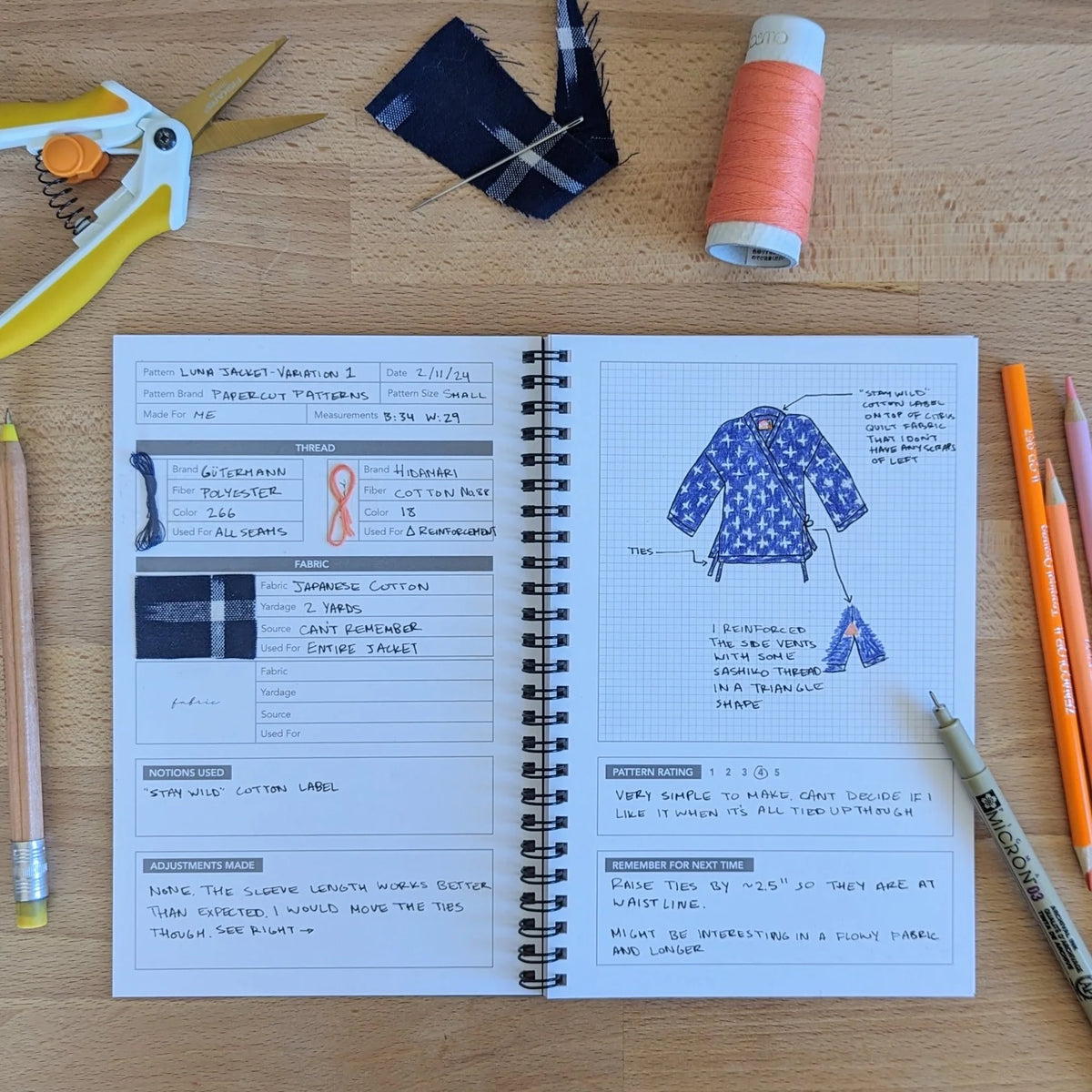 Sewing Journal