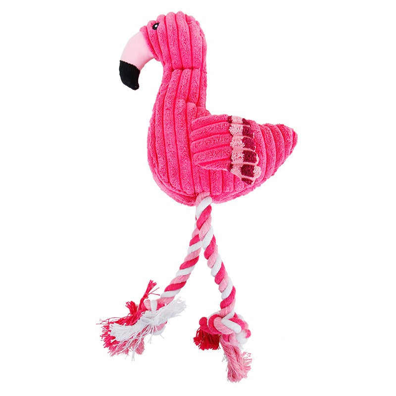 Flamingo Plush Pet Toy