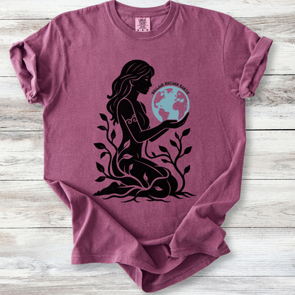 Reclaim Mother Earth Tshirt, Feminist Earth Day Tee, Gaia Goddess Shirt