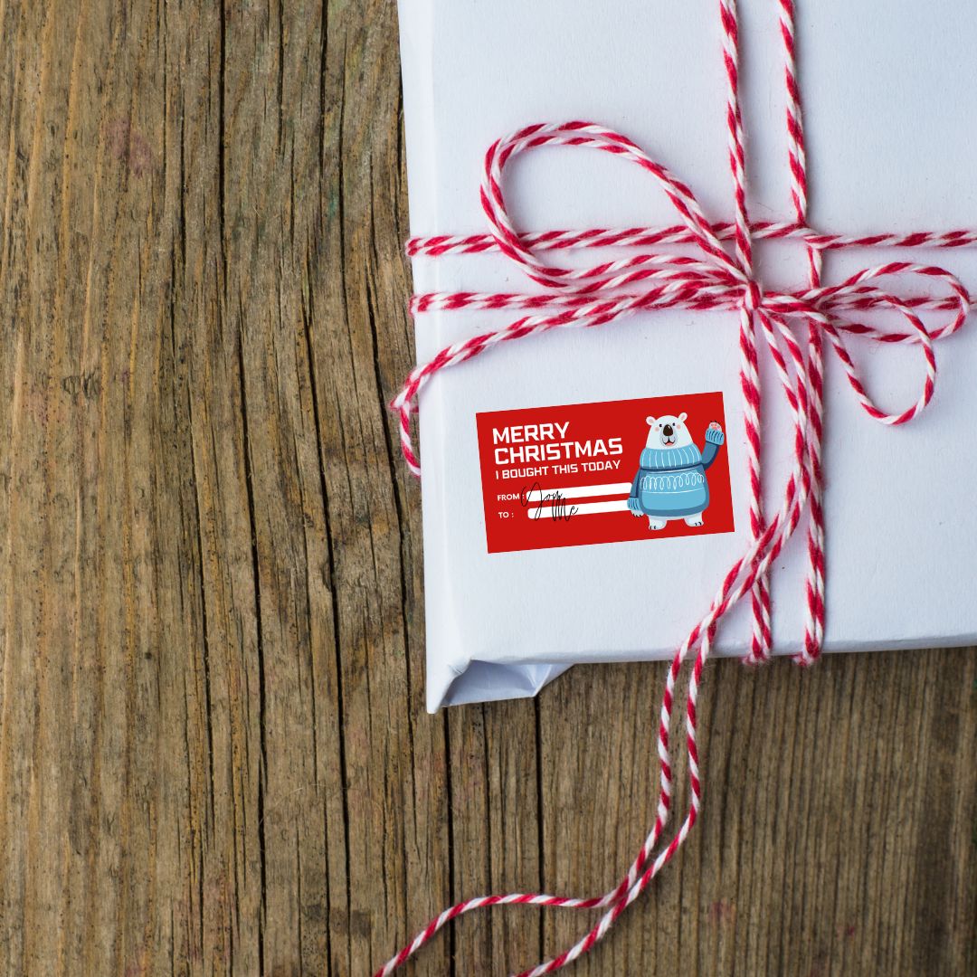 Printable Christmas Present Gift Tags Funny Inappropriate Snarky PDF