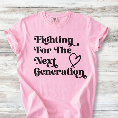 Progressive Activist Tee, Political Resistance Tshirt, Fighting for the Next Generation