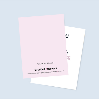 Peace, Love &amp; Petty Revenge Card