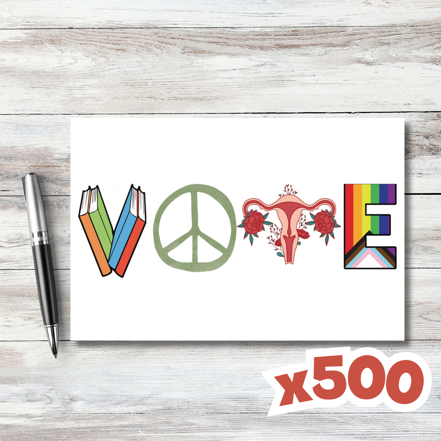 Postcards to Voters: Vote Political Postcard