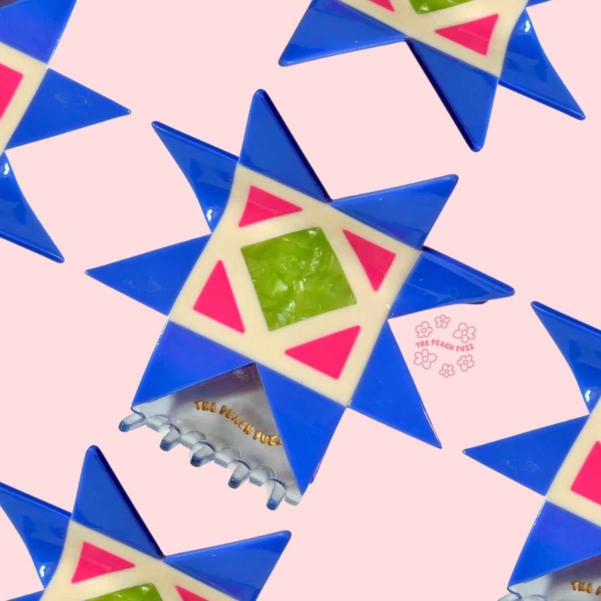 Quilt Square Hair Claw
