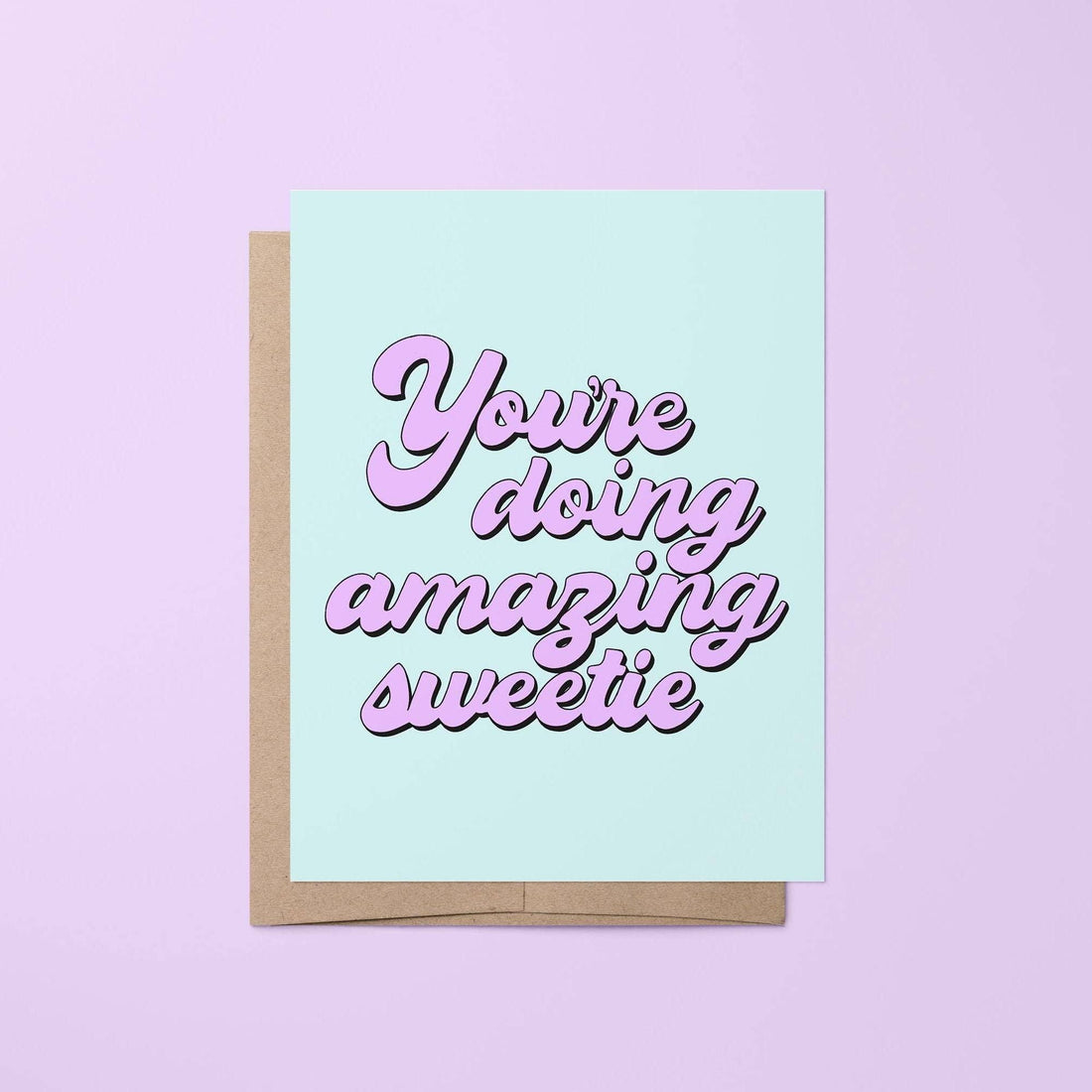 Card with &