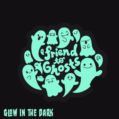 Glowing turquoise ghosts with &