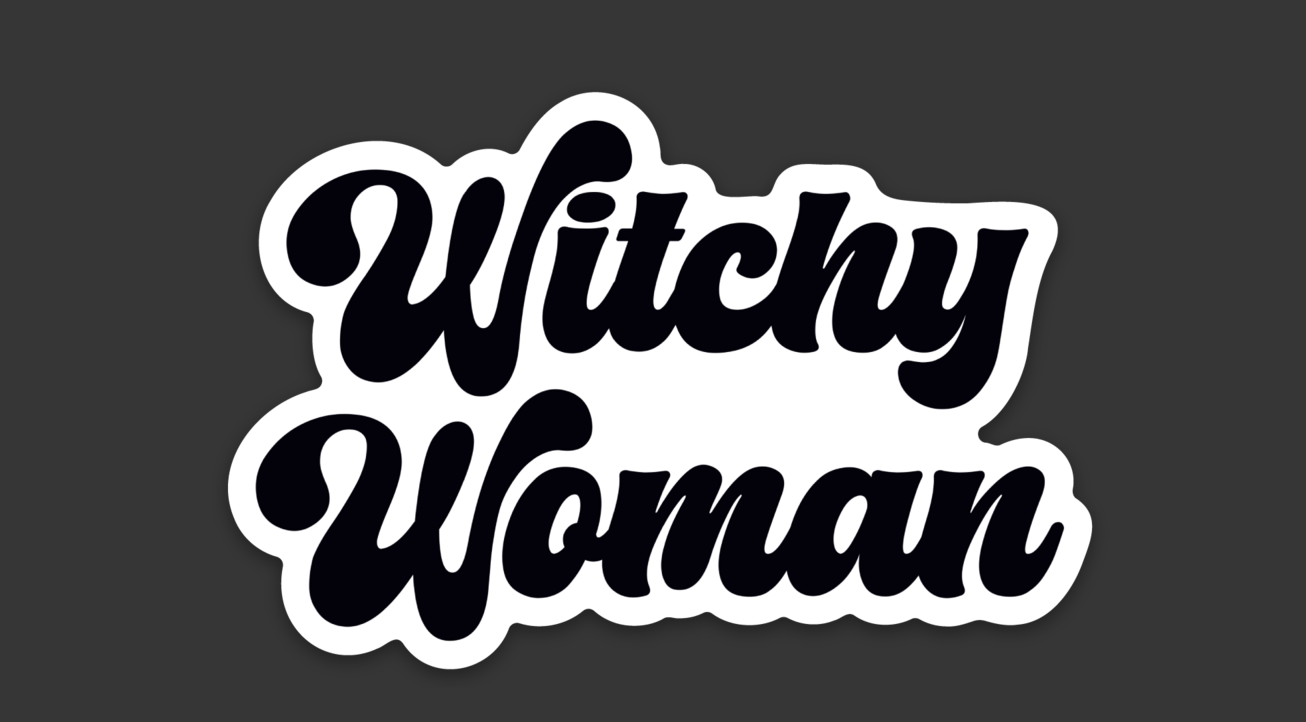 Sticker with &