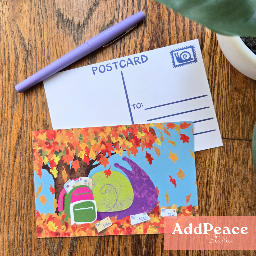 Snail Mail Illustrated Postcard Set | 12 Bookish &amp; Whimsical Postcards