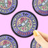Sticker with &