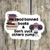 Sticker with text &