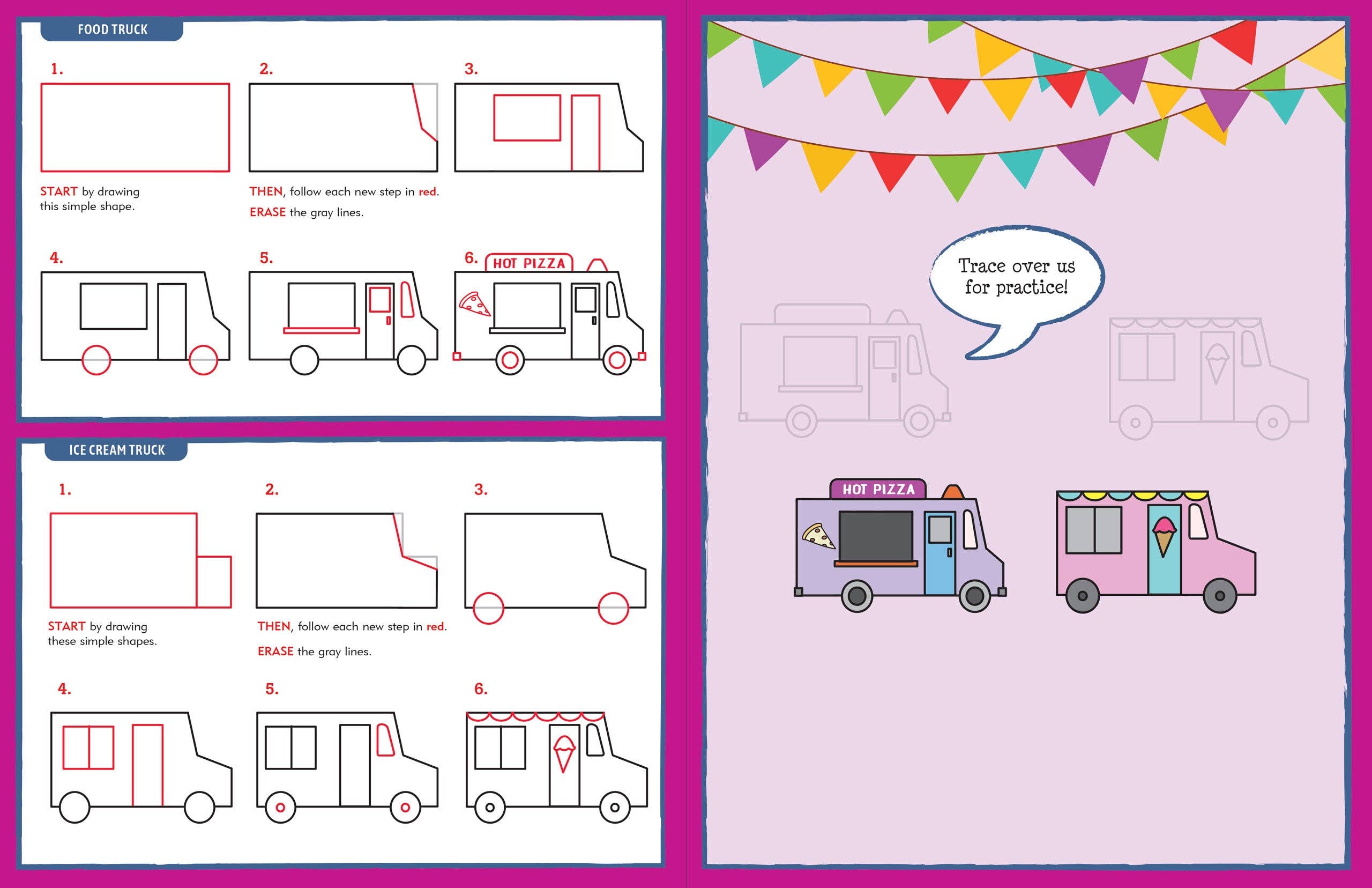 Learn to Draw . . . Cars, Trucks, &amp; Trains!
