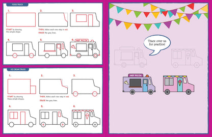Learn to Draw . . . Cars, Trucks, &amp; Trains!