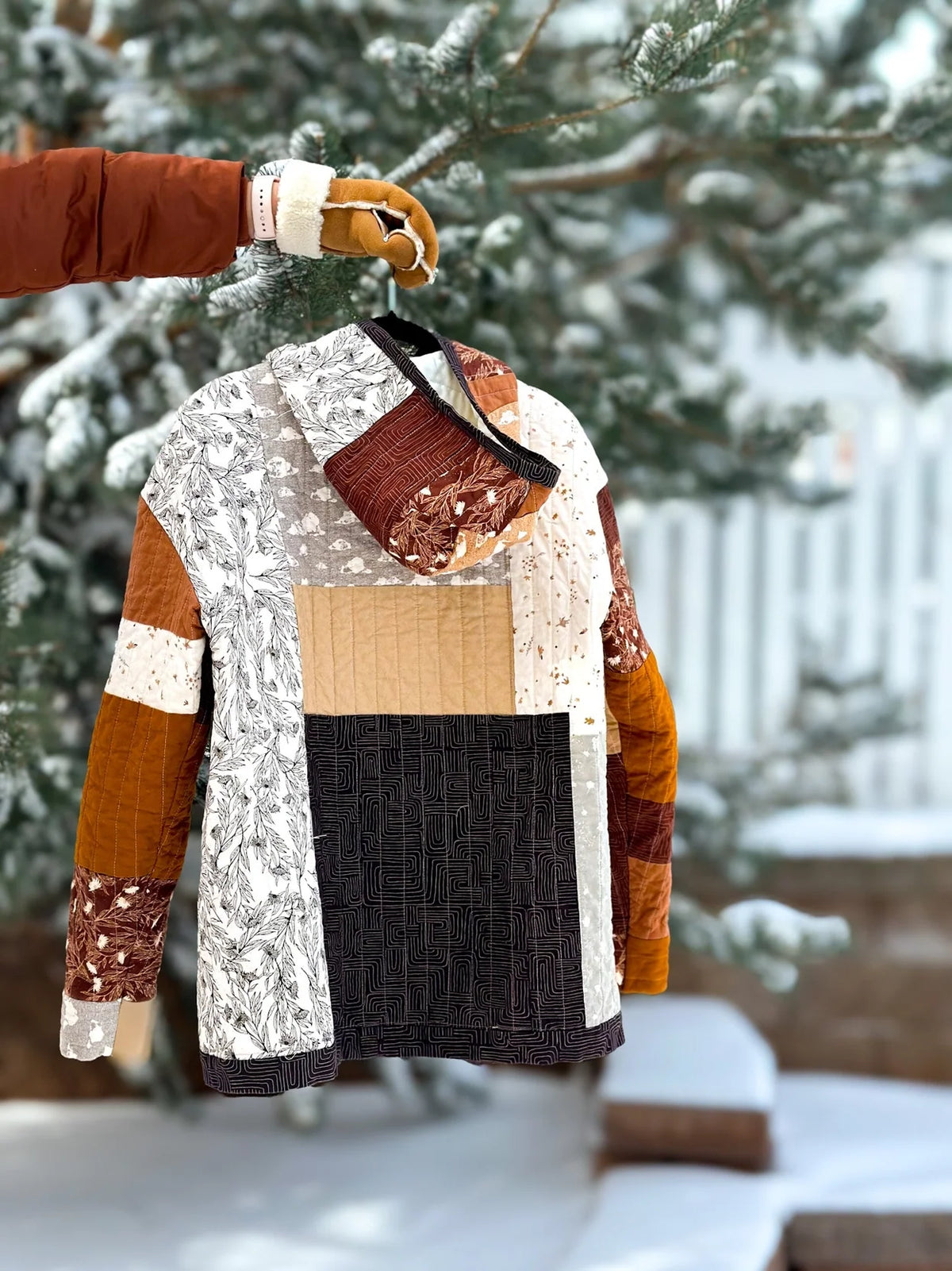 Quilted Hoodie - Paper Pattern