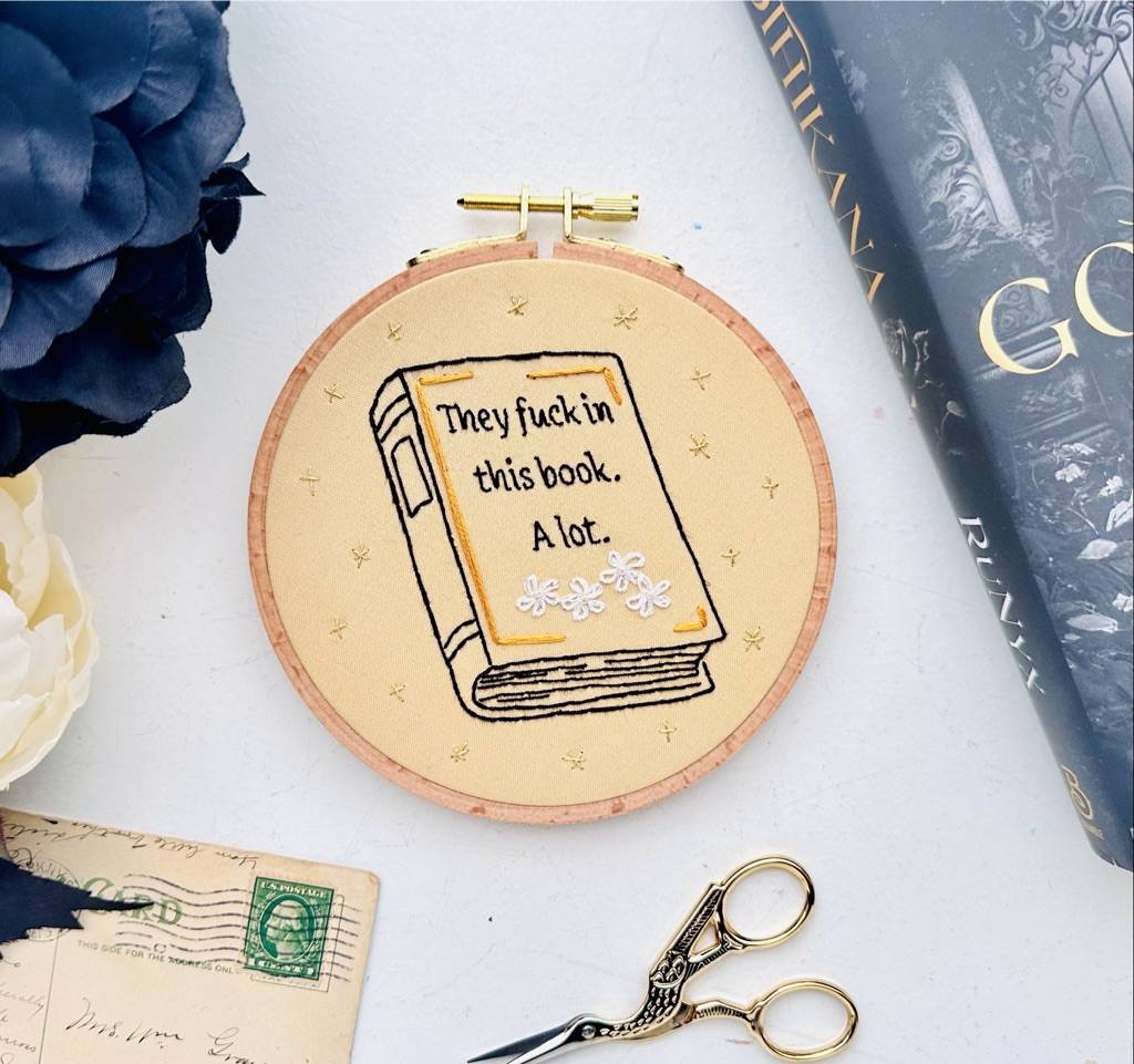 They fuck in this book // PDF Pattern Download 5” hoop