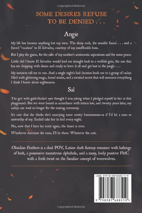 Obsidian Feathers | Signed by Author