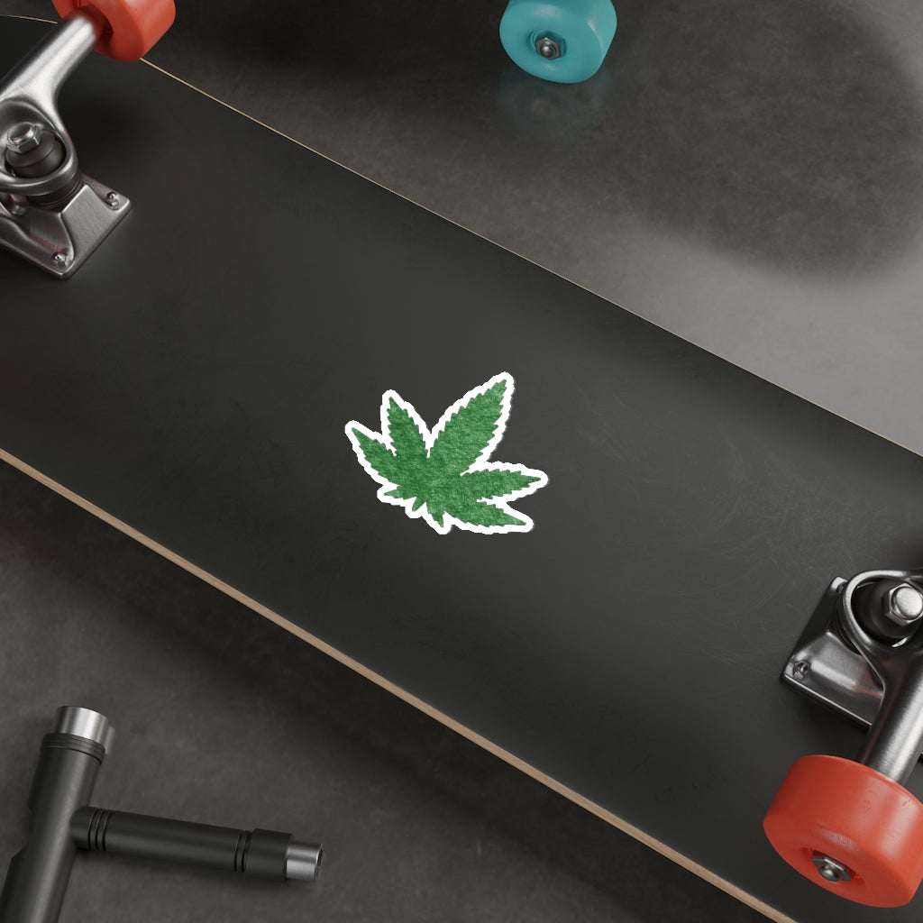 Just a Pot Leaf Sticker