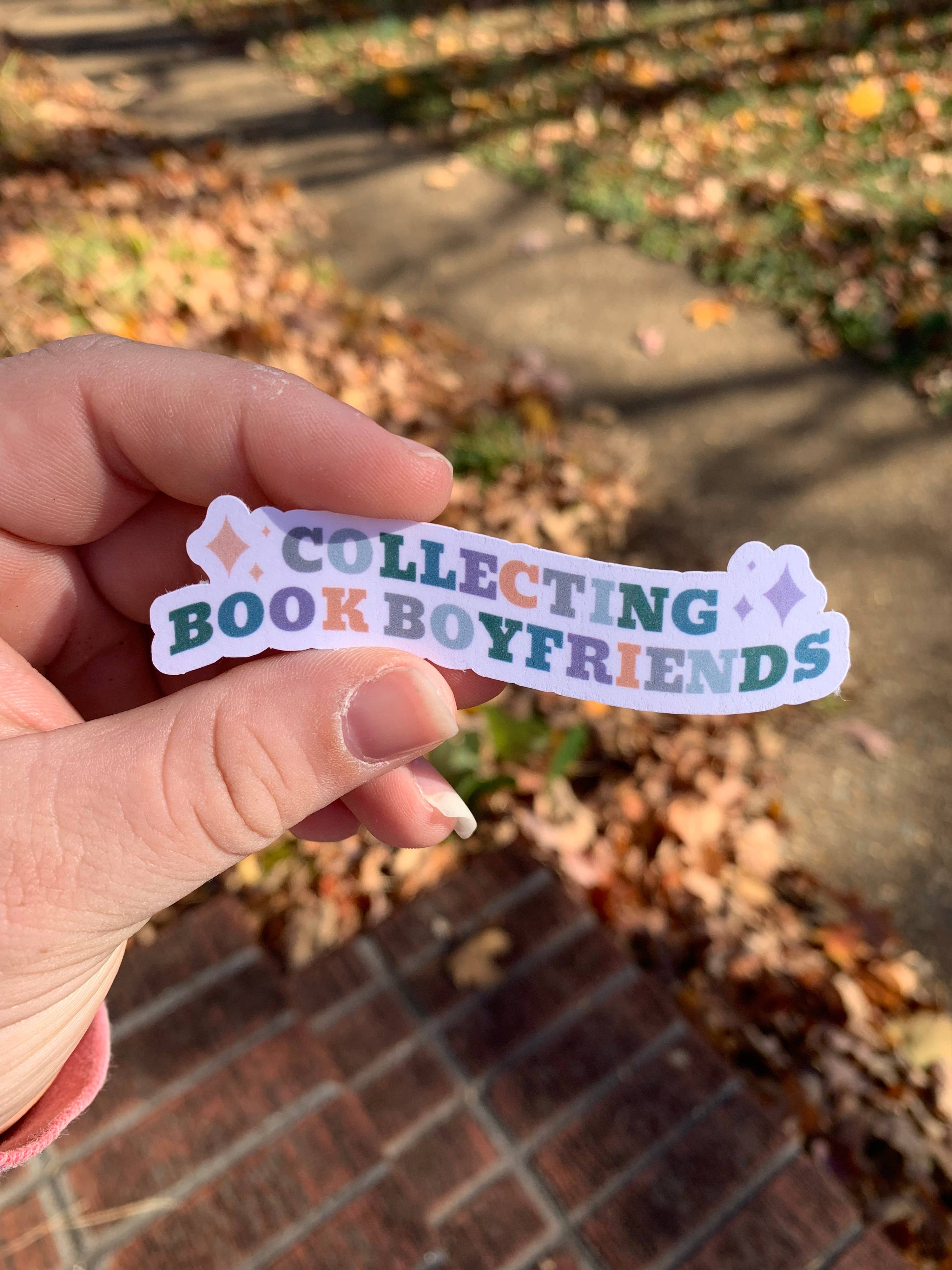 Collecting Book Boyfriends Sticker | Romance Reader Sticker