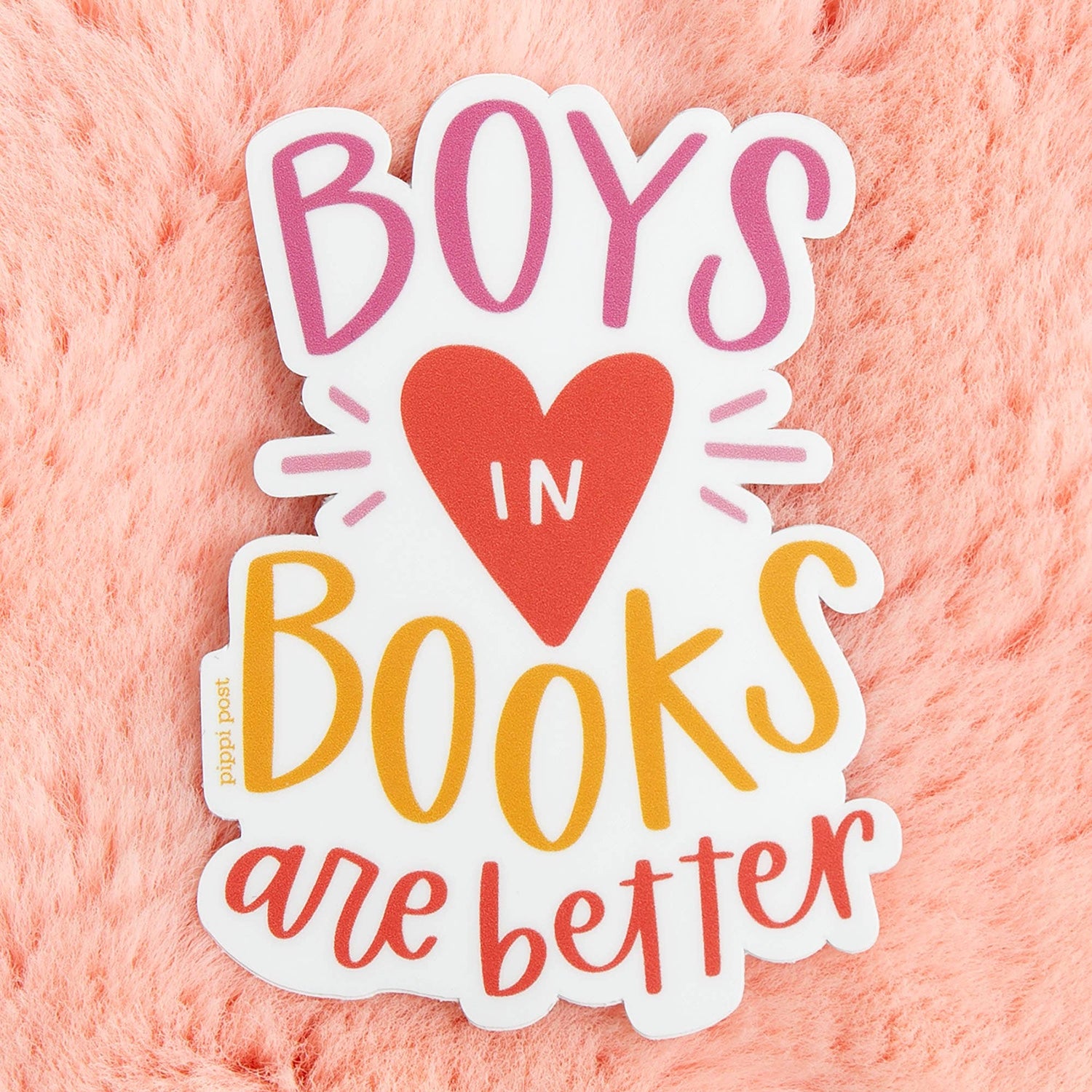 Boys in Books Sticker