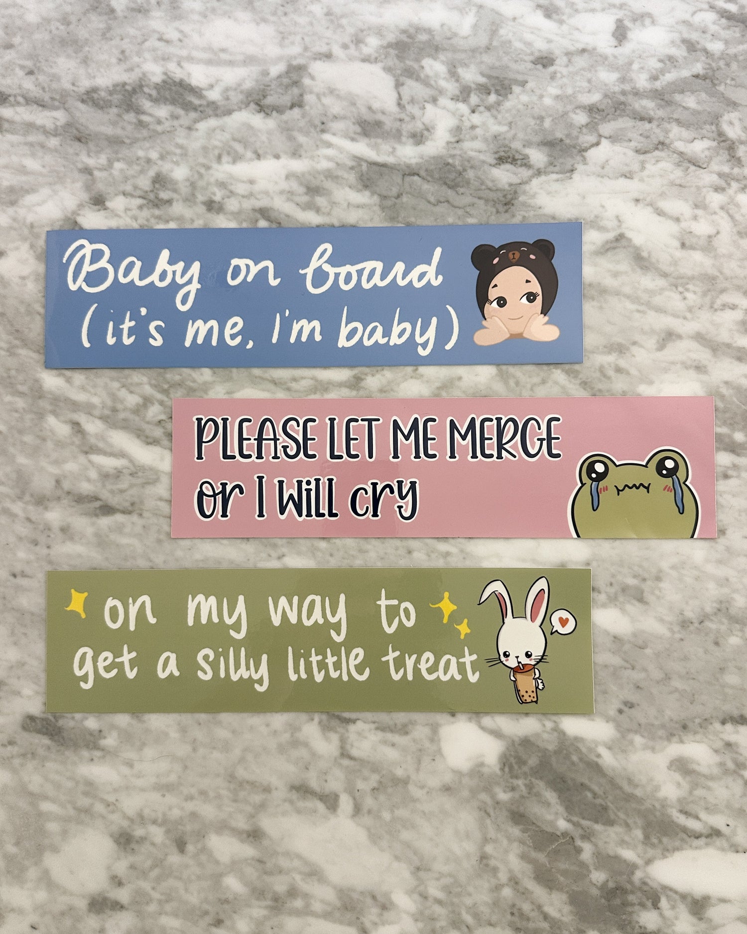 On My Way to Get a Little Treat Bumper Sticker
