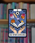Card with sports-themed design and &