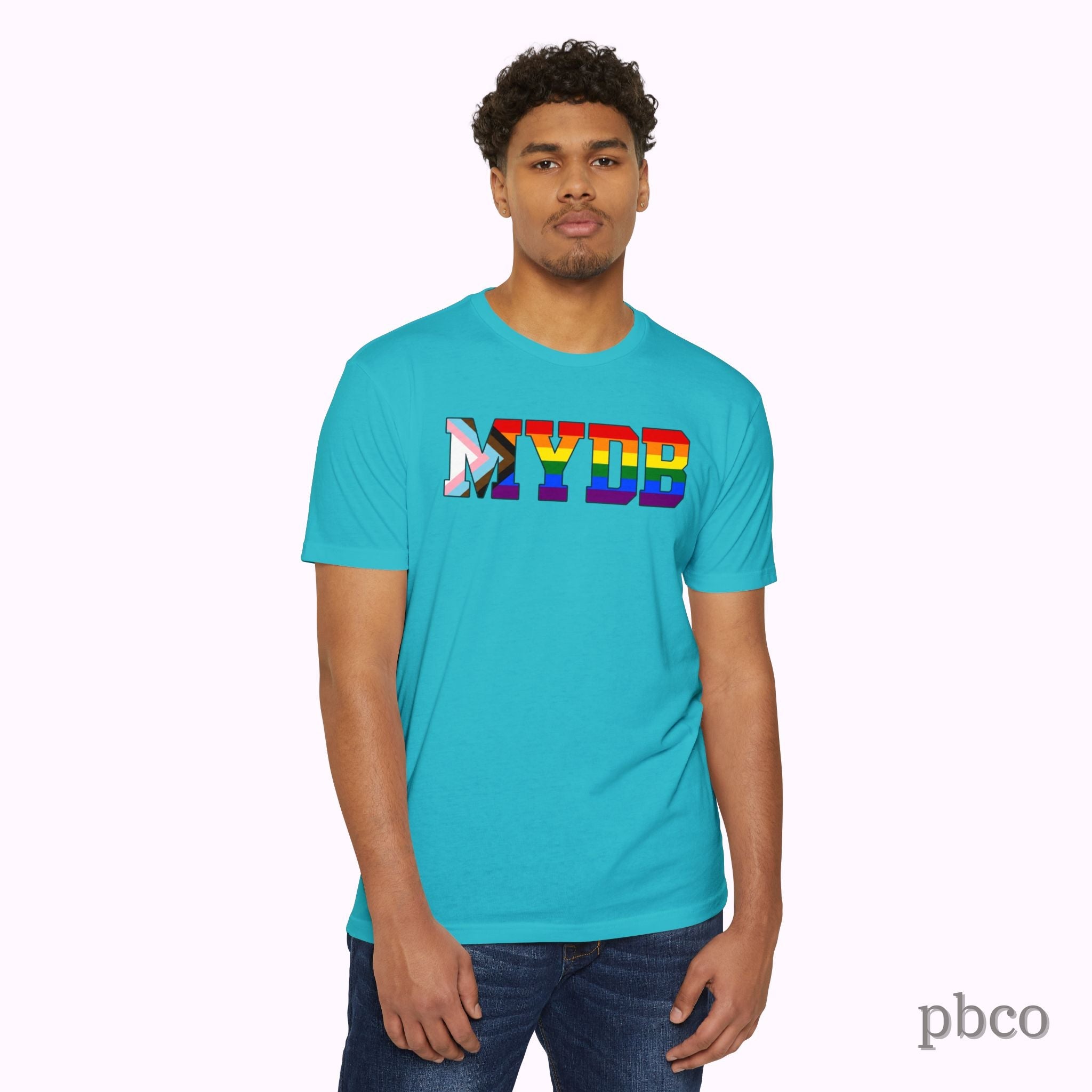 MYDB T-Shirt | Mind Your Damn Business | Progress Pride