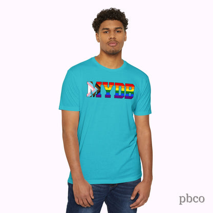 MYDB T-Shirt | Mind Your Damn Business | Progress Pride