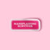 Pink button with &