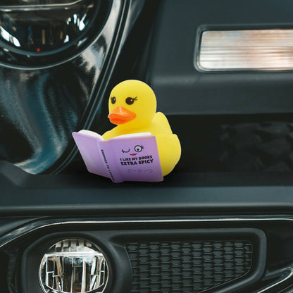 I Like My Books Extra Spicy Rubber Duck | Romance Reader Gift