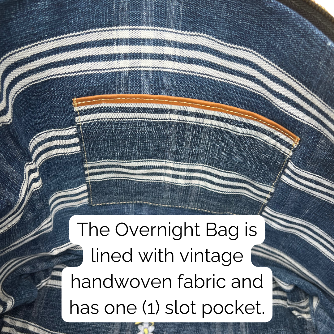 Huipil Mini-Weekender - Handwoven Travel Bag