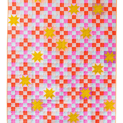 Campfire Glow Quilt Pattern - Printed