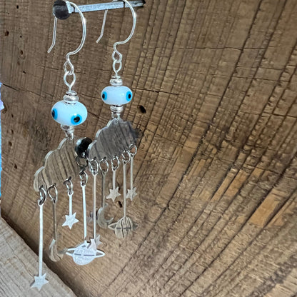 SariBlue® Head in the Clouds Earrings