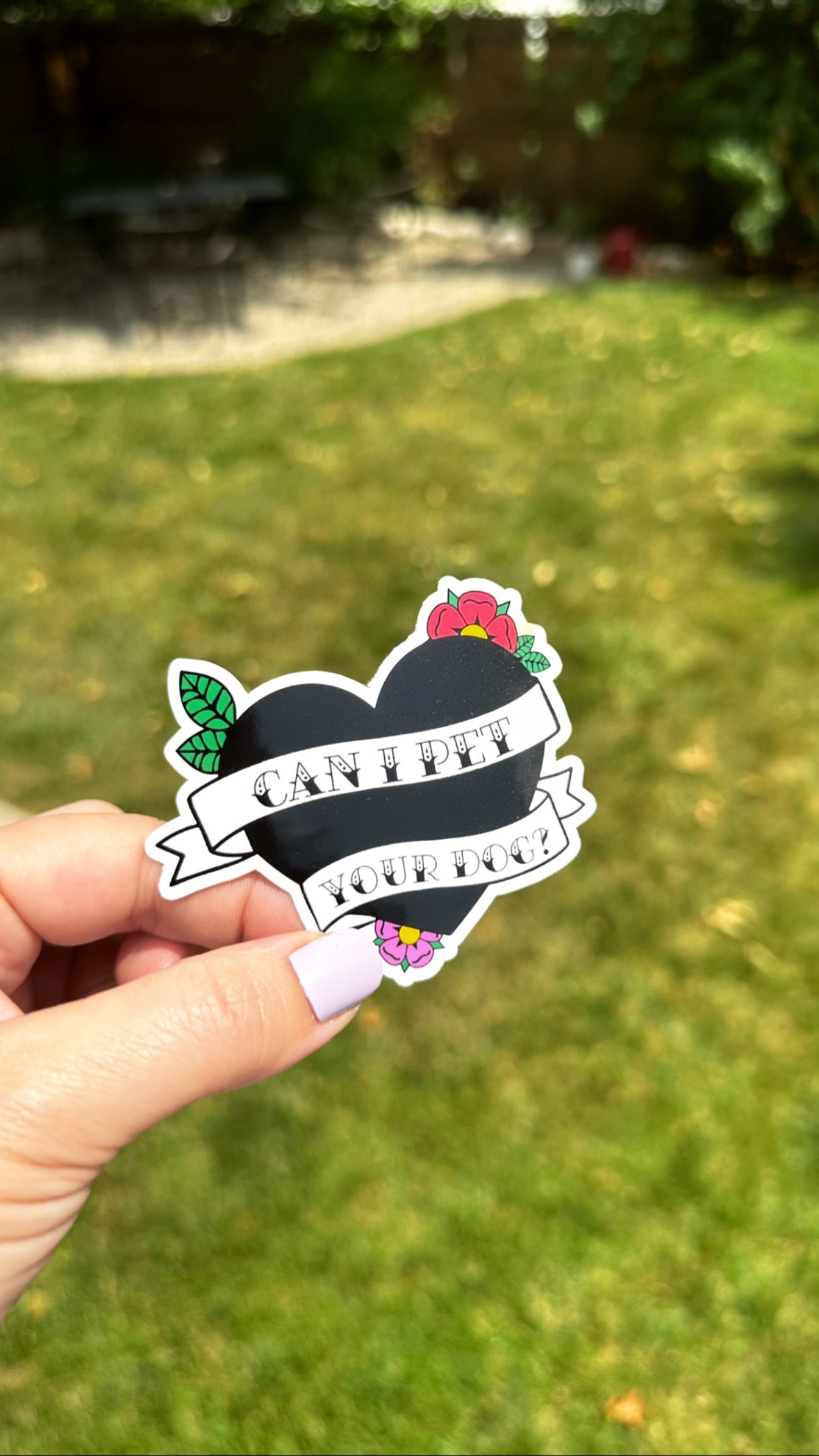 Can I Pet Your Dog? Custom Sticker