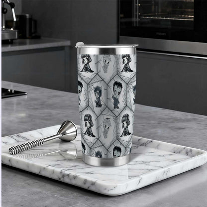 The Classics Monster Tumbler, Black and White