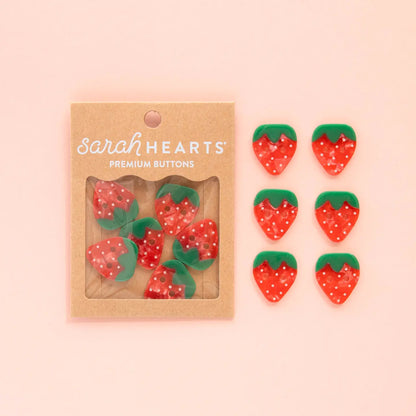 Strawberry 1" Buttons