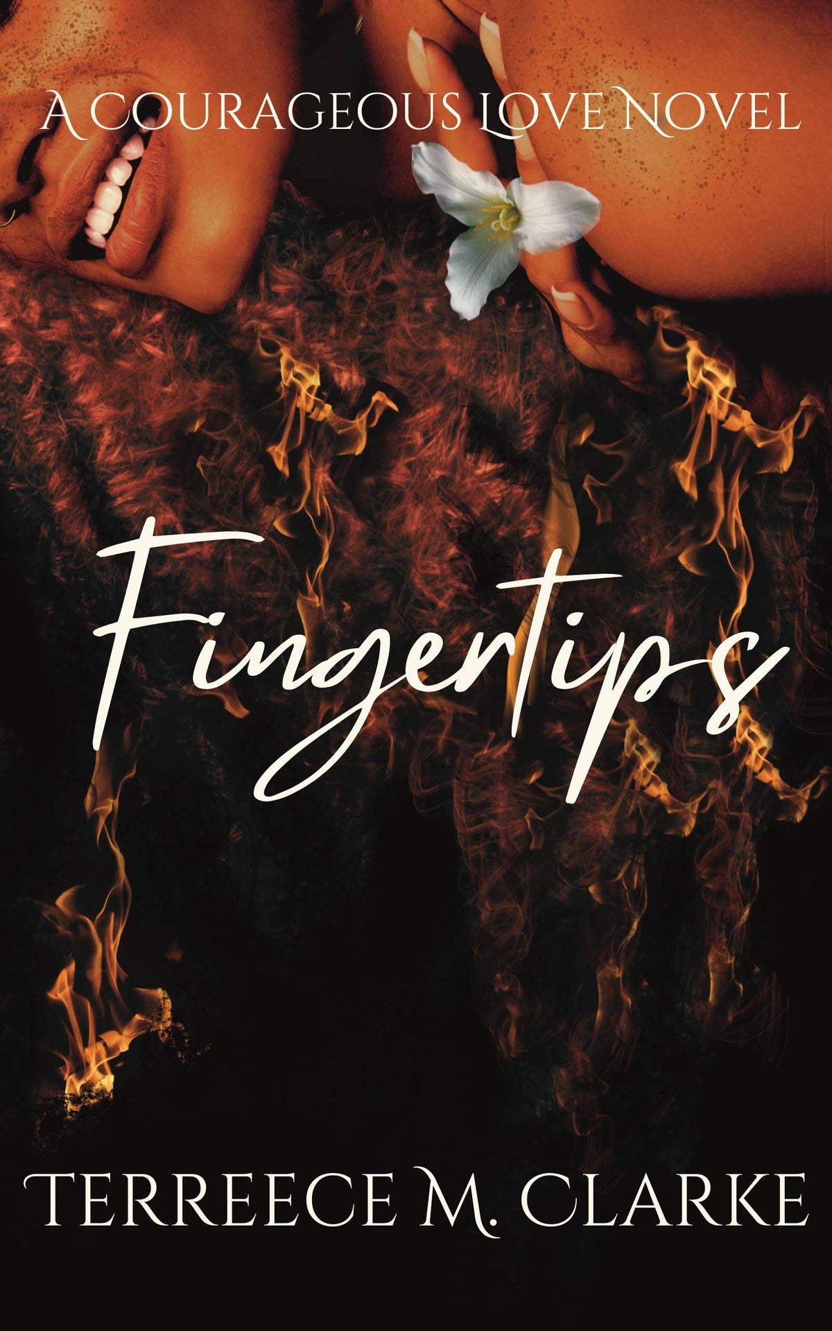 Fingertips, A Courageous Love Novel | Signed by Author Printed edges