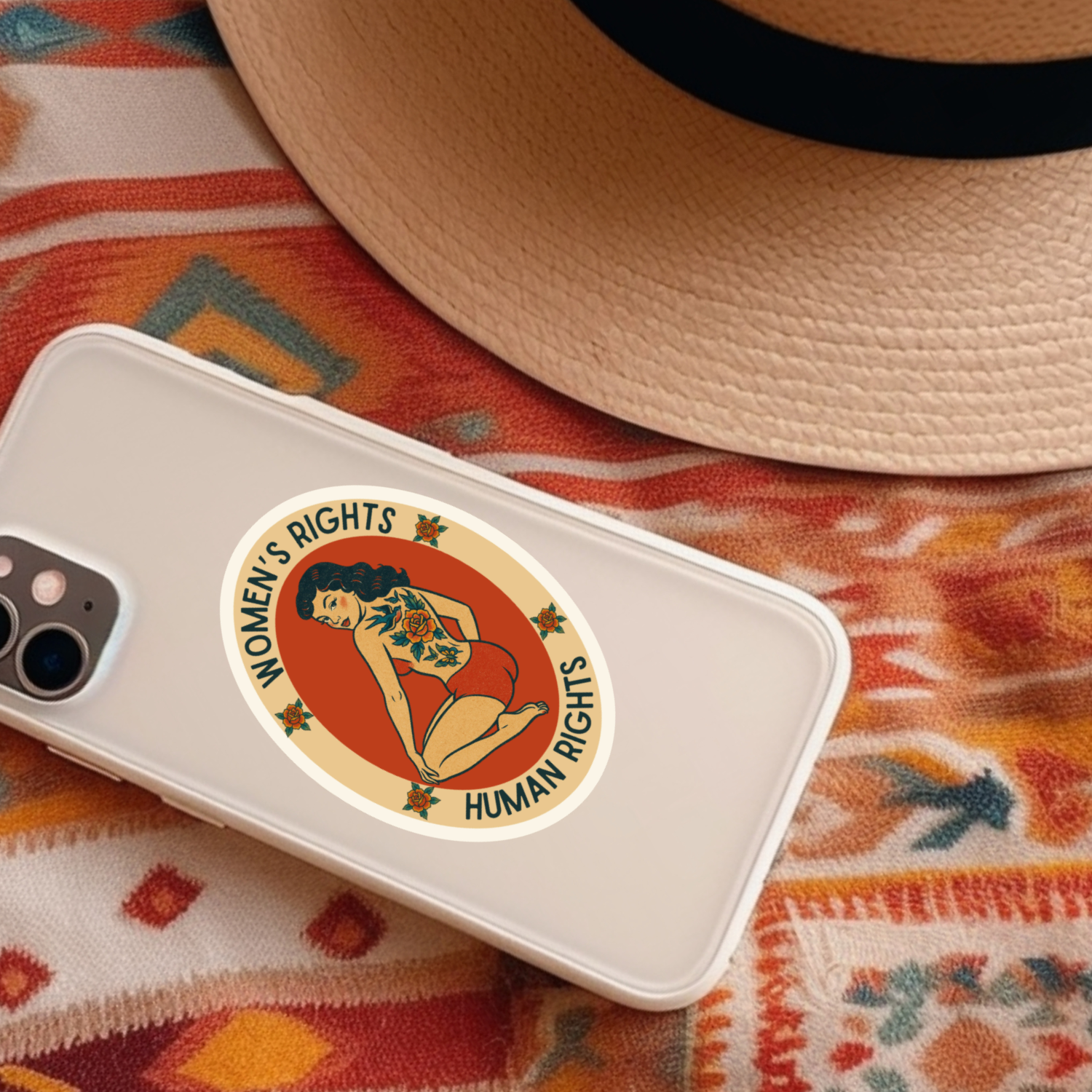 Phone case with &