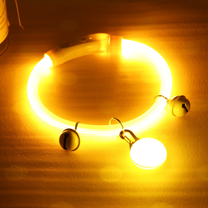 LumiTrail Reflective Rechargeable Tube Collar
